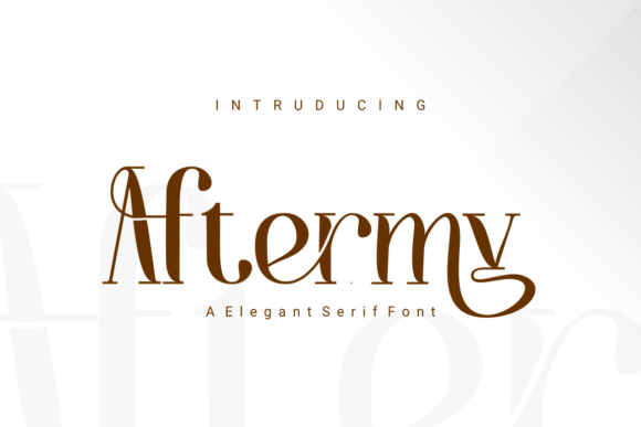 Aftermy: A Fluid Serif for Editorial Design