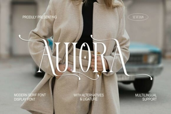 Aulora: A Modern Serif Font for Crafters