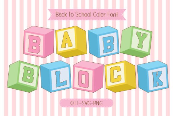 Baby Block: A Playful Color Font for Modern Marketing