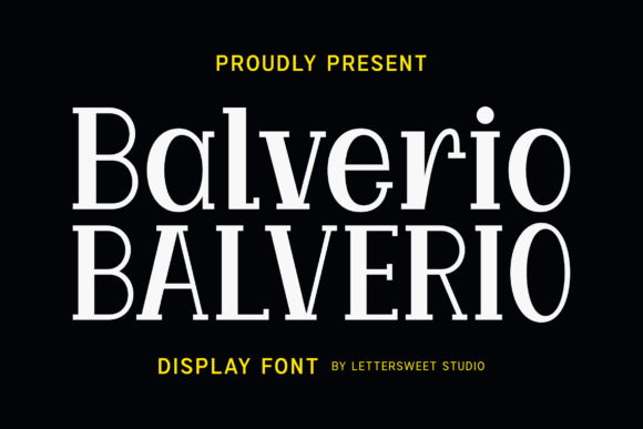 Balverio: The Premium Serif Font for Marketers