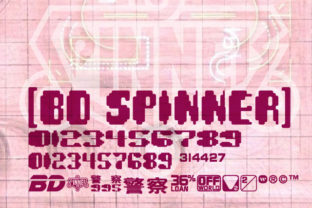 BD Spinner: A Blade Runner-Inspired Font for Web Design
