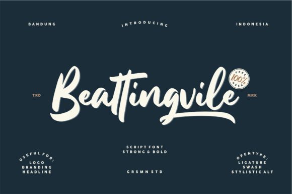 Beattingvile: A Bold Display Font for Campaigns