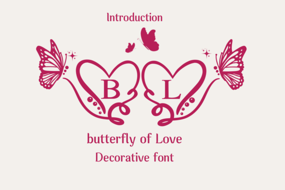 Butterfly of Love: A Decorative Flourish Font Review