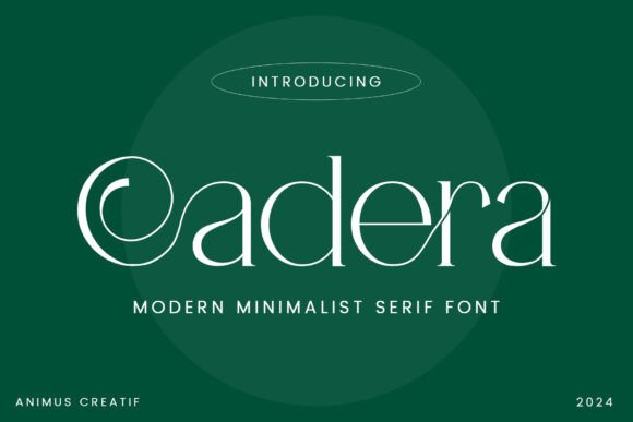 Cadera: A Modern Serif Font for Business Branding