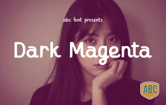 Dark Magenta: A Luxury Serif Font for Makers