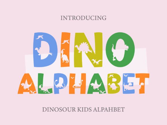 Dino Alphabet: A Prehistoric Display Font for Makers