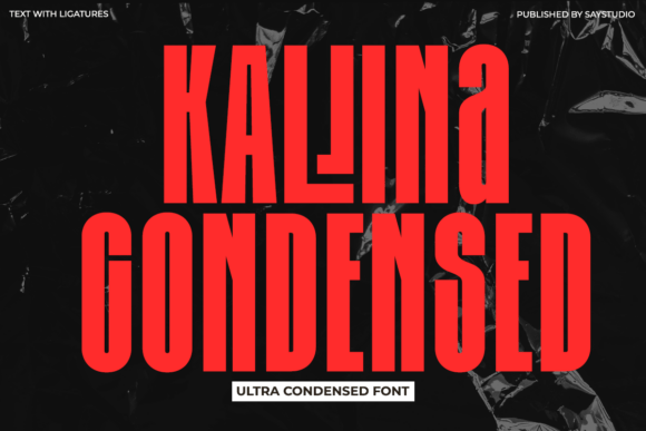 Kalina Condensed: A Bold Display Typeface for Editors