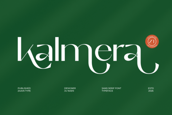 Kalmera: A Modern Sans Serif Typeface for Brands