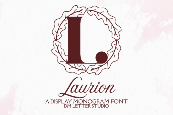 Laurion Monogram: A Premium Font for Editorial Design