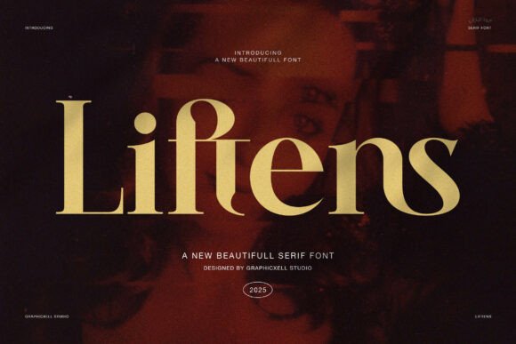 Liftens: A Modern Serif Font for Crafters