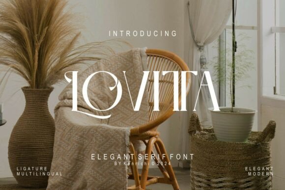 Lovitta: The Luxury Serif Font for Marketers
