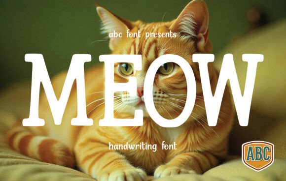 Meow: A Charming Serif Font for Crafters