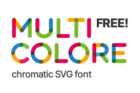 Multicolore: A Bold Color Font for Web Design