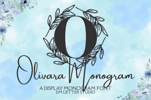Olivara Monogram: A Premium Decorative Font for Crafters