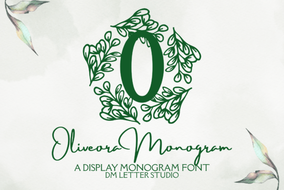 Oliveora Monogram: A Premium Font for Brand Identity