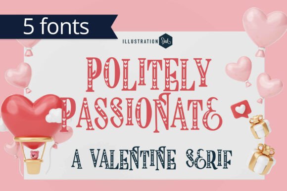 Politely Passionate: A Decorative Serif for Makers