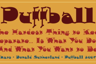 Puffball: A Bold Display Font for Modern Web Design