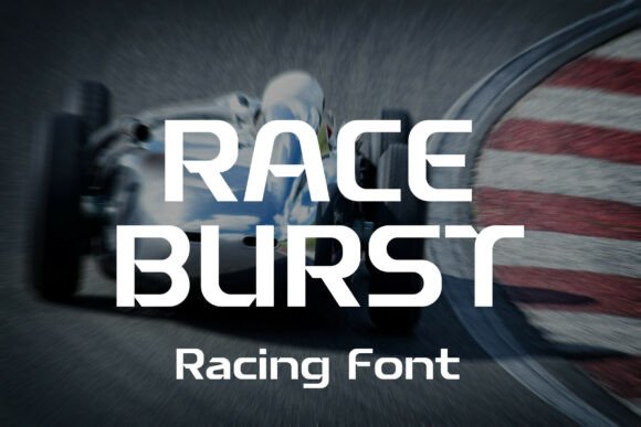 Raceburst: The High-Velocity Display Font for Makers