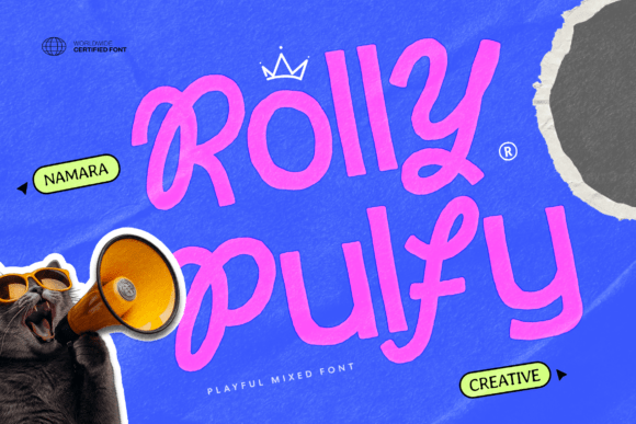 Rolly Pulfy: A Playful Hybrid Sans Typeface for Modern Editorial