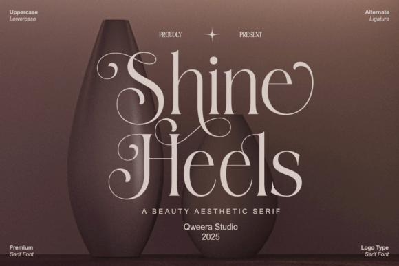 Shine Heels: A Luxury Serif Font for Web Design