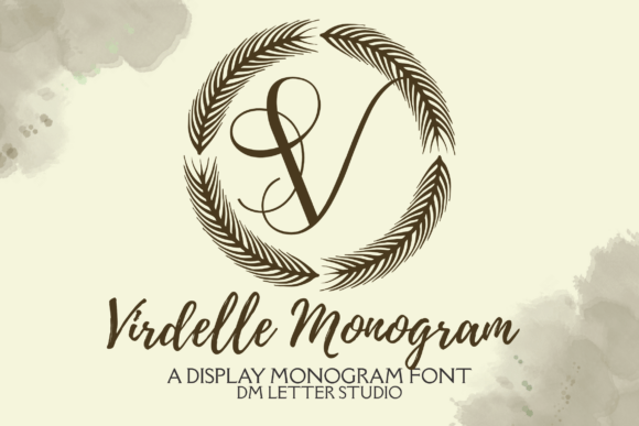Virdelle Monogram: A Botanical Font Review