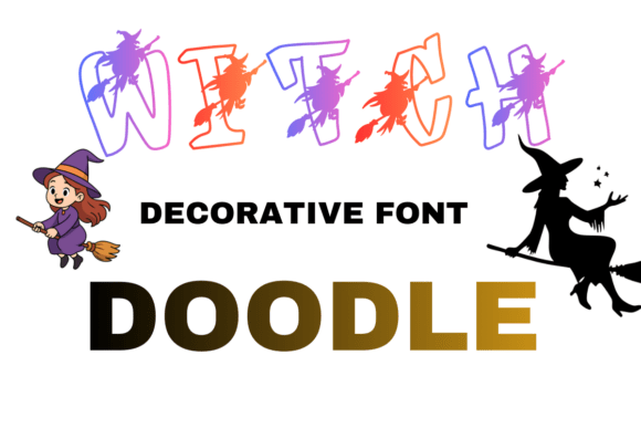 Witch Doodle: A Whimsical Hand-Drawn Typeface for Makers